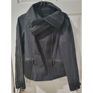Elie Tahari women's motorcycle jacket size petite small